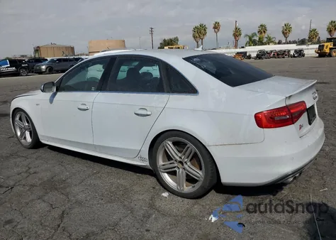 2014 Audi S4 Premium Plus из США, поврежденный, VIN WAUBGAFL8EA011693